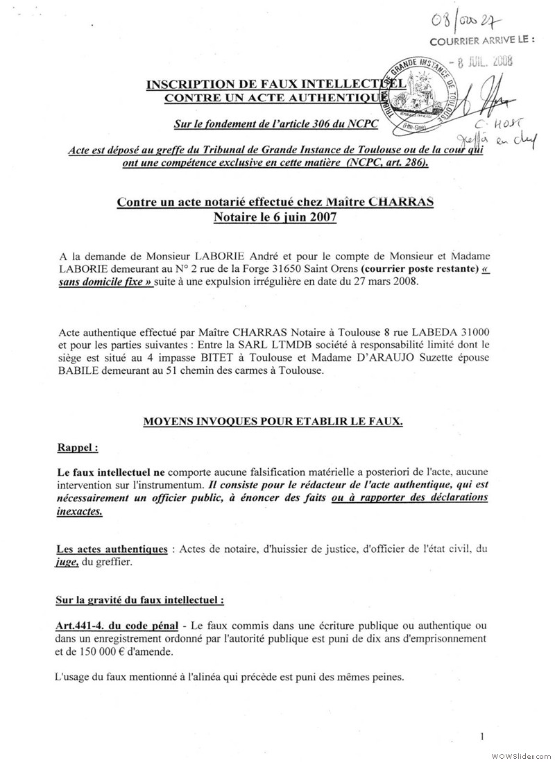 inscription de faux acte charras0005