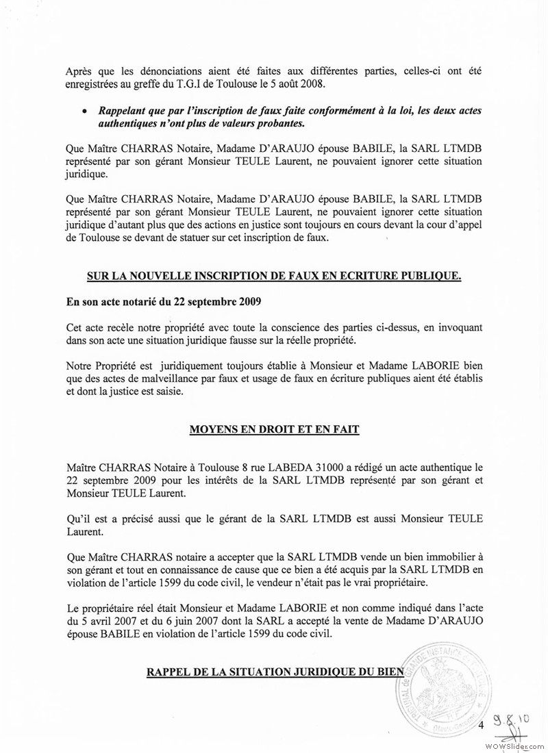 incription de faux 22 septembre 20090008