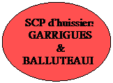 Ellipse: SCP dhuissiers GARRIGUES & BALLUTEAUD

