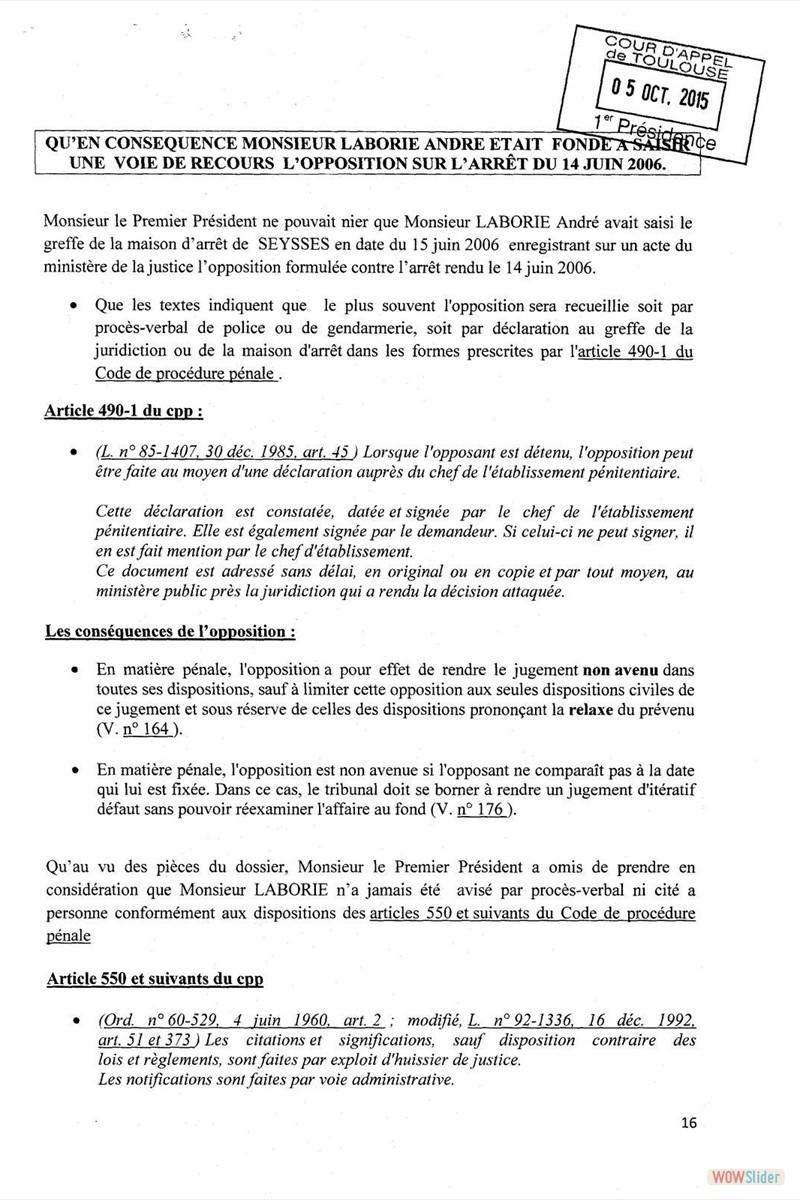 Enregistre recours 5 10 20150017