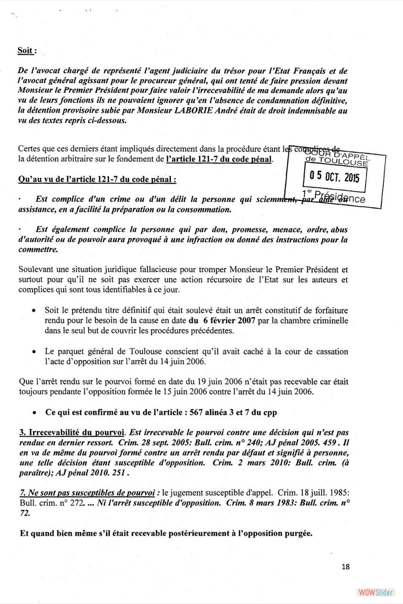 Enregistre recours 5 10 20150019