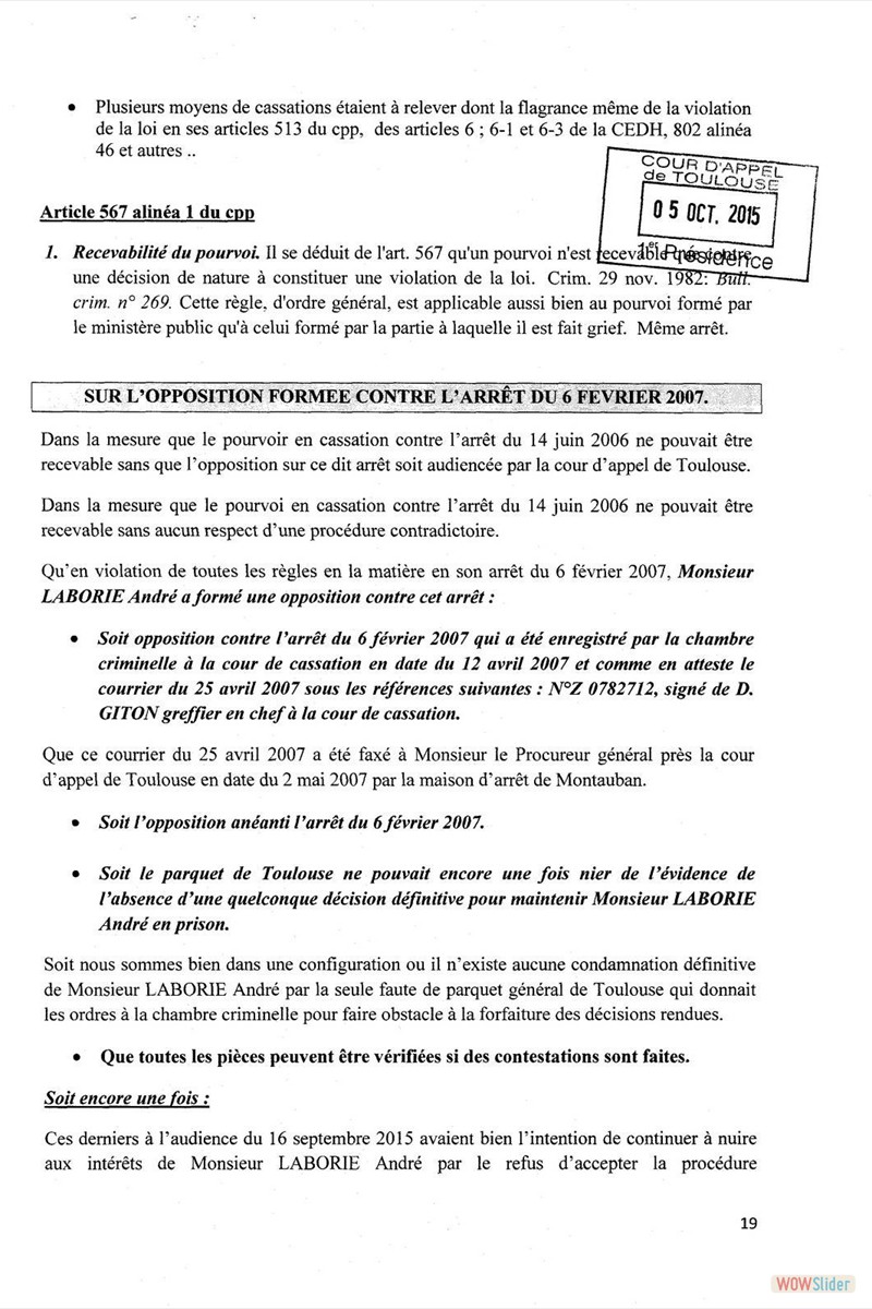 Enregistre recours 5 10 20150020