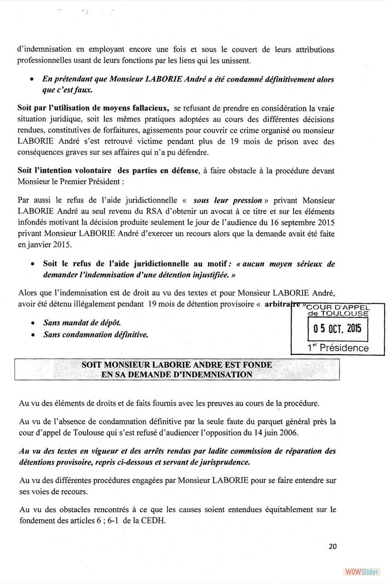 Enregistre recours 5 10 20150021