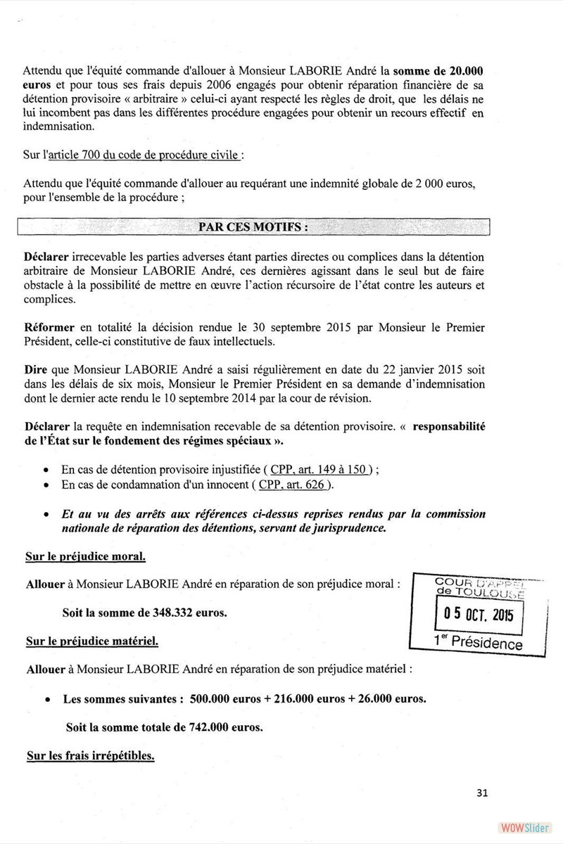 Enregistre recours 5 10 20150032