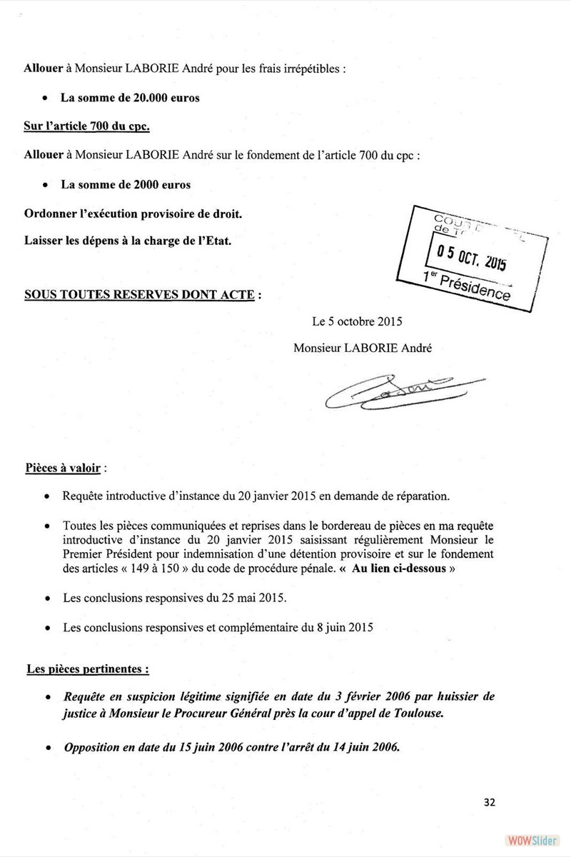 Enregistre recours 5 10 20150033