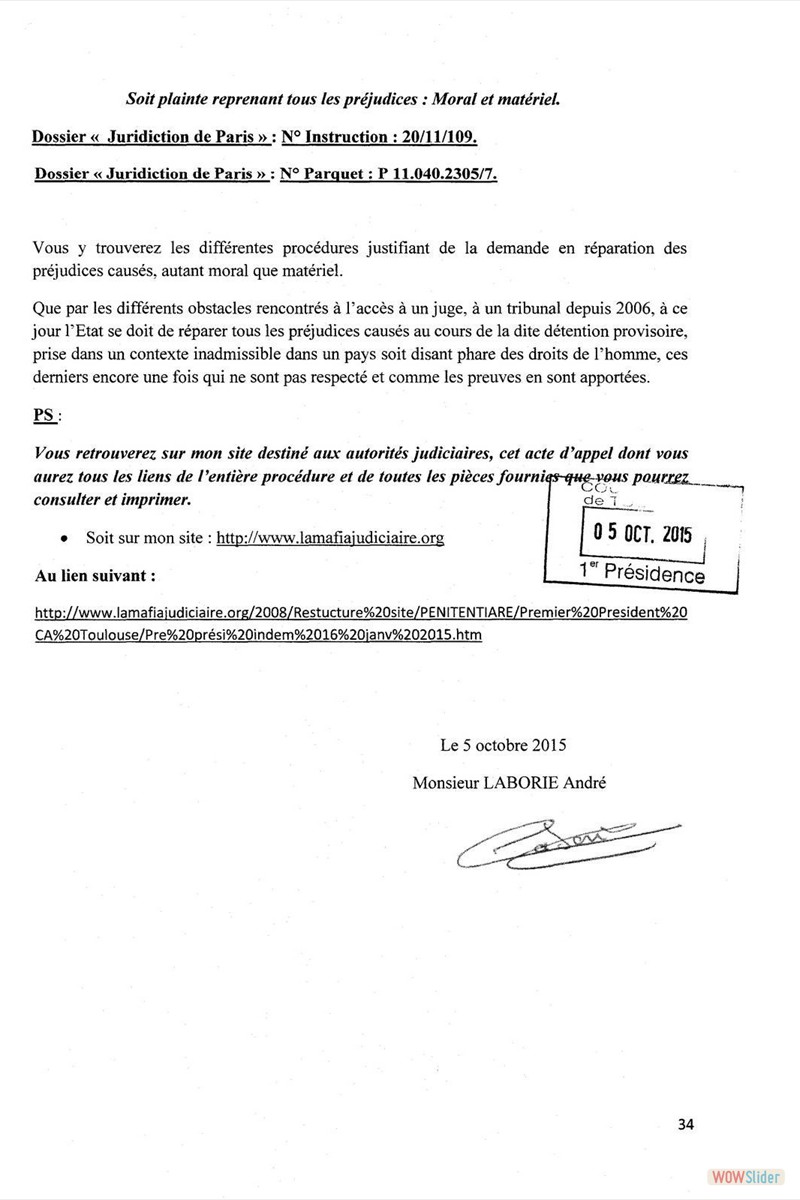 Enregistre recours 5 10 20150035