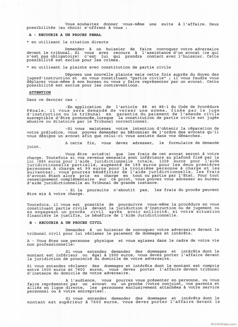 14 Plainte du 3 avril 2009 1