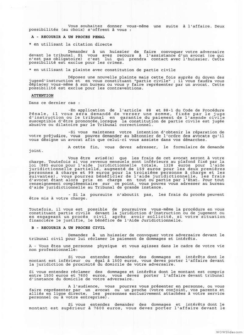 17 Plainte du 10 avril 2009 1