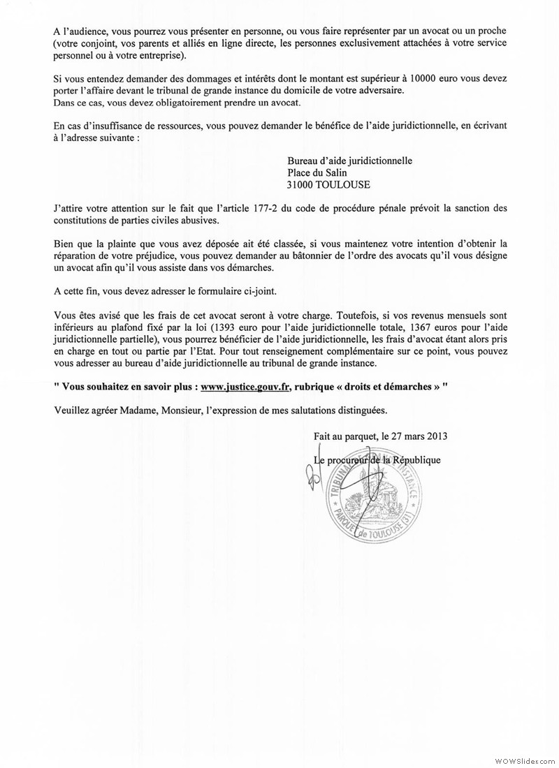 37 Plainte du 19 mars 2013 1