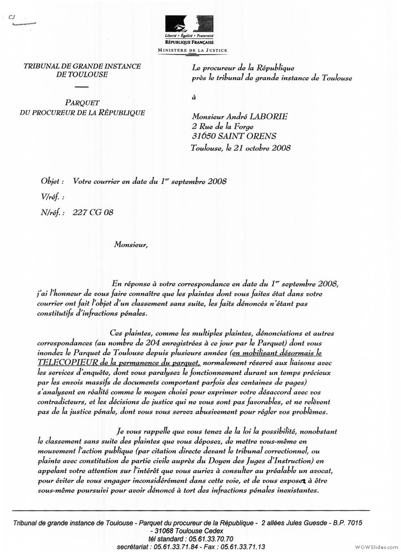 3 Plainte 1er sept 2008