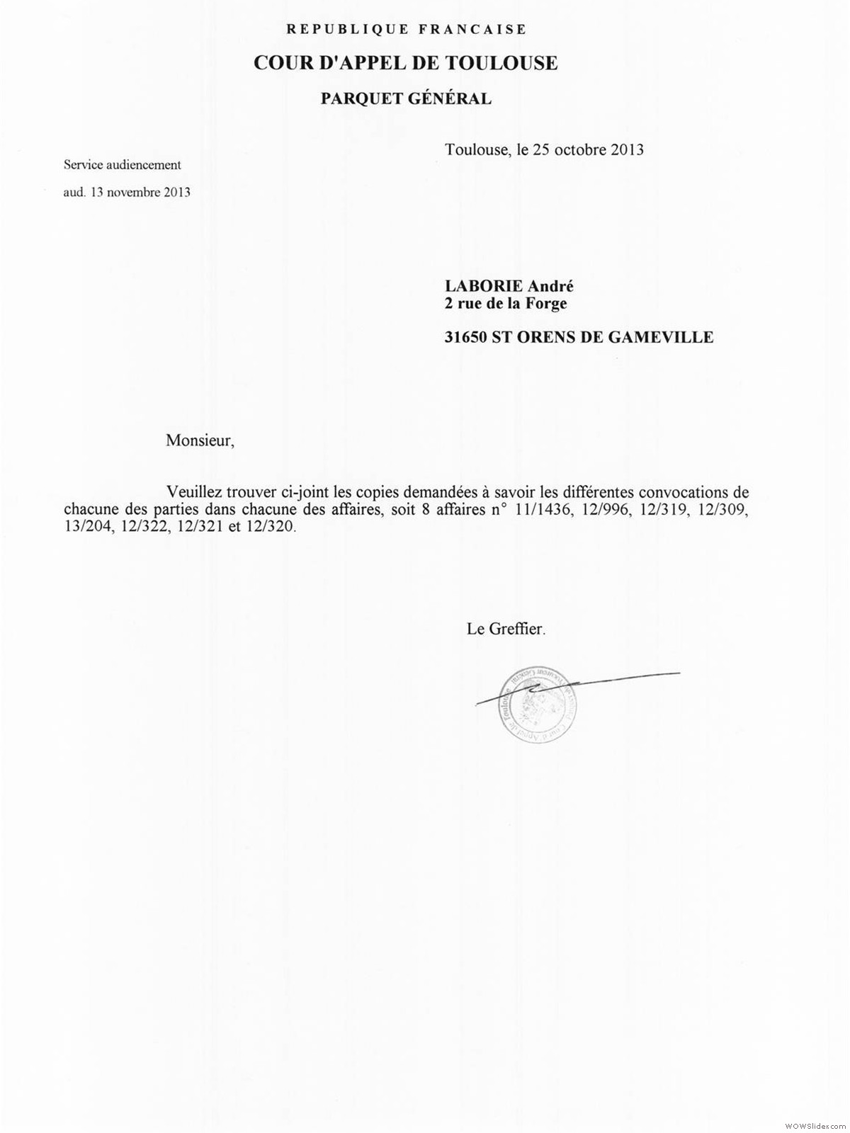 Actes de citation0007